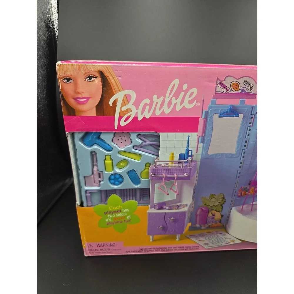 Barbie‎ All Around Home Bathroom Playset Mattel 67555 Attachment 2001 Vintage